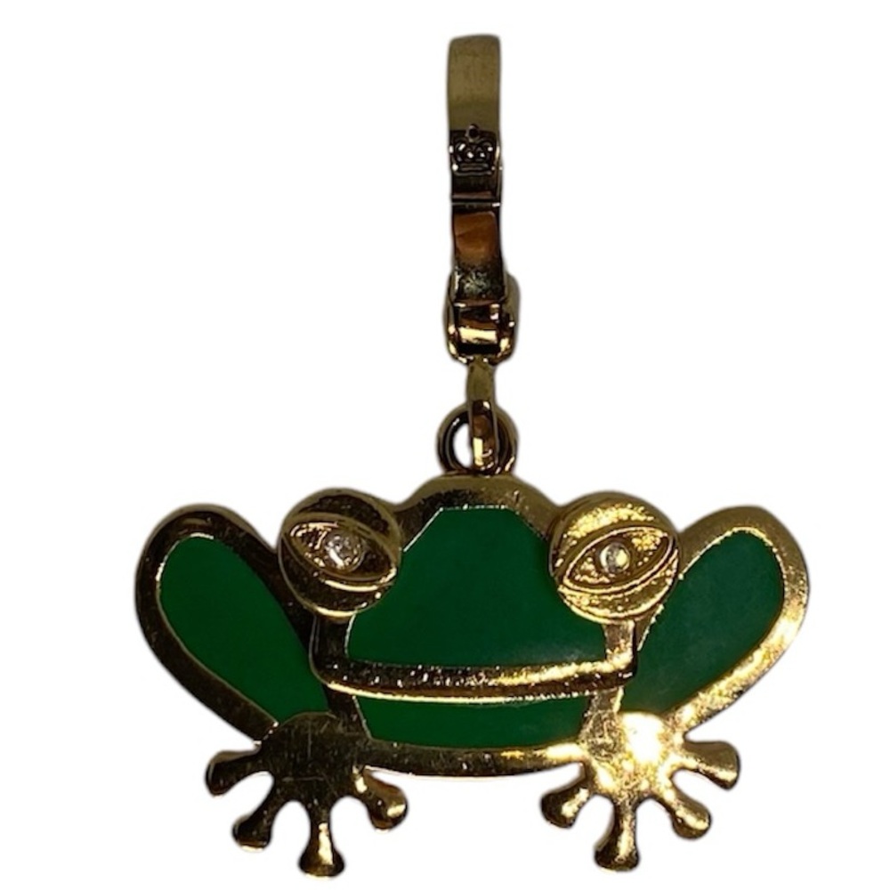 Juicy Couture Flat Green Frog Charm